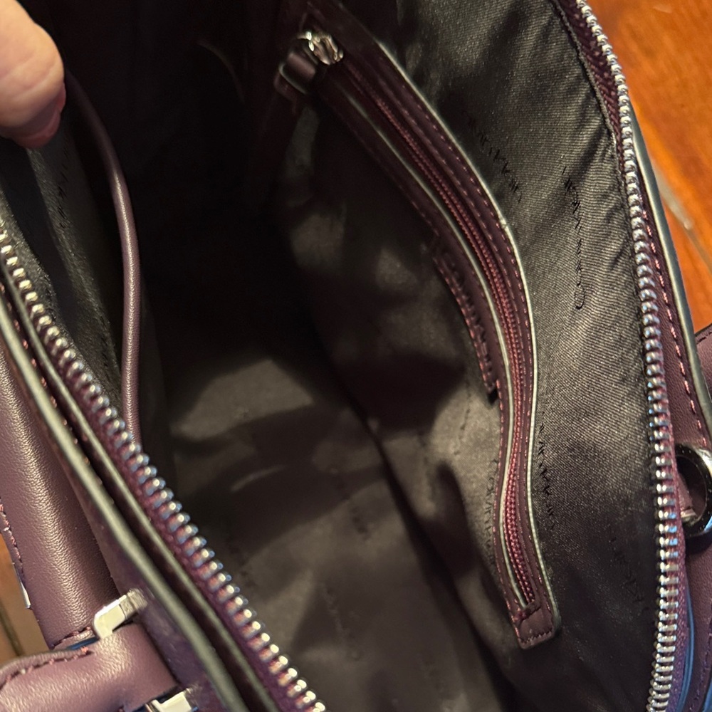 Calvin Klein Deep Purple Satchel - Picture 7 of 8